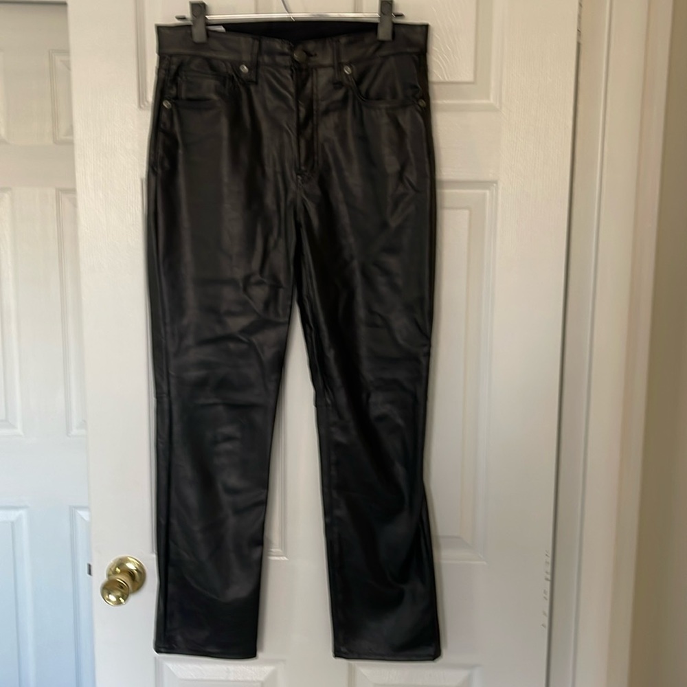 Gap faux leather  pants, ultra soft! - Picture 2 of 9